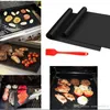 BBQ Grill Mats foglio Teflon antiaderente riutilizzabile teglia da forno per barbecue griglia cottura barbecue all'aperto