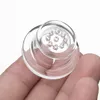 Ciotole di ricambio per ciotole di vetro spesse per pipa da fumo in silicone Pipa a mano in silicone Tubi per fumo Bong per acqua in vetro