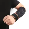 Oulang Stickad Sports Elbow Sleeve Brace Stick Material, kommer inte att irritera din hud. Mer andningsbar och bekväm