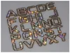 DIY Luxury Crystal Diamond Metal Numbers Letters 3D Car Stickers Decoration Accessories Forbmw Vw Golf 4 5 62794