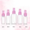 20 ml 25 ml 30 ml 50 ml 75 ml willekeurige kleur reizen transparante plastic parfum verstuiver kleine mini lege spray hervulbare fles