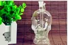 Wasserpfeifen Transparente Schädelknochen-Wasserpfeife Großhandel Glas-Wasserpfeifen, Glas-Wasserpfeifenanschlüsse,