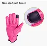 Rock Biker Summer Women Men Pink Leather Motorfietshandschoenen Volledige vinger Outdoor Sport Cycling Motocross Handschoenen Guantes de Moto1532707