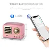 HM11 Vintage Bluetooth Wireless Speaker Retro Heavy Bass Mini Portable Speaker For Support Micro SD TF Card Music Player