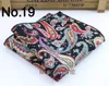20PCS Hankerchief Scarves Vintage Linen Hankies Men S Strip Star Map Design Pocket Square Handkerchiefs 22 *22cm No .21 -40