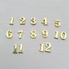 DIY 석영 시계 액세서리에 대한 도매 새로운 20Sets 1.5CM 플라스틱 골드 컬러 아라비아 숫자 무료 배송