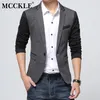 MCCKLE Fashion Casual Uomo Blazer Cotton Slim Corea Style Suit Blazer Masculino Abiti maschili Giacca Blazer Uomo Plus Size M-6XL
