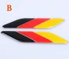 2PCSPAIR 3D AluminumePoxy Australiaドイツフランスフランスカナダ米国日本イタリアイングランドFender Side Emblem Badge Decal Car Sticke1879316