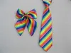 Child Neck tie bowknot sets 27 colors bowtie Jacquard Lazy Necktie For student paty Christmas gifts free shipping