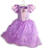 Nuevos vestidos para niñas, vestidos de princesa para niñas, vestido de boda, fiesta de cumpleaños para niños, disfraz de Cosplay de Halloween, ropa de 9 colores