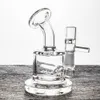 Small Bongs Percolators Mini Dab Rig hookahs Glass Water Pipes Colored Bubbler Pipes 3 Inches and 10mm Joint