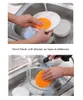 8 couleurs Magic Silicone Plat Bol Brosses De Nettoyage Tampon À Récurer Pot Casserole Brosses De Lavage Nettoyant Cuisine Outils