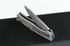 Mini Klein Folding Mes Sleutelhanger Mes Damascus Steel Blade TC4 Titanium Handvat EDC Pocket Messen Xmas Gift Messen