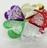 2018 New Hollow Love Heart Wedding Favours Candy Boxesチョコレートバッグリボンベビーシャワーパーティーギフトボックス1616215