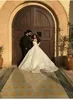 Ashi Studio Country Wedding Dresses Off Shoulder Applique Beaded Sweep Train Saudi Arabia Bridal Dress Backless Plus Size Wedding Gowns