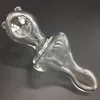 15cm lengte schone helix hand pijp handgemaakte glazen lepel buizen glazen bubblers rokende pijpen