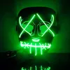 LED Mask maschera di divertente da The Purge elezione anno Grande per Festival Cosplay Halloween 2018 Anno nuovo Cosplay