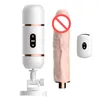 Verwarming Telescopische Vibrerende Anale Dildo Automatische Sex Machine Draadloze Afstandsbediening Vibrator Speeltjes Voor Vrouw Penis Plug8993174