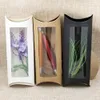 paper pillow window box gift package favors gifts products package box black kraft white 50 pcs