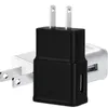 USB Wall Charger 5V 2A AC Travel Home Charger Adapter US EU Plug for universal smartphone android phone White Black Color