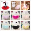 44 Stile Neonato 2018 Set di vestiti per feste di fiori Neonata Un anno Primo compleanno Tutu Abiti per ragazze Tulle Bambino Abbigliamento per bambini