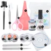 Professionelles Kosmetikset für falsche Wimpernverlängerung, natürliches Cluster, lange einzelne Wimpern, falsche falsche Wimpern, Make-up-Set7001715