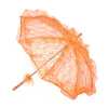 Guarda -chuva de renda de noiva 11 coloridas elegantes casamentos parasol renda de renda guarda