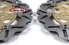 Arashi Front Bakre bromsrotorer Skivdisk Kit för Kawasaki Ninja ZX12R 2000 2001 2002 2003 ZX-12R