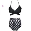 Donne BIKINI 9 stile Ruffles design e fiore stampa pois estate beach costumi da bagno bikini lady due pezzi costumi da bagno nave libera