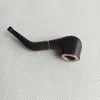 Mini Small Smoking Pipe Tobacco Hand pipes filter cigarette holder With Retail package dry herb Material Plastic Tool Accessories4447911