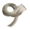 Elibess Brand 16inch 18inch 20inch 22inch 24inch Indian Human Hair Extensions PU SKIN WEFT TAPE 2 5G PIECE 80PCSロット
