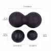 3 pièces rouleau en mousse cacahuète EPP Yoga balle de Massage physiothérapie Fitness entraînement balle de Massage accessoires de gymnastique