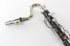 Nuovo clarinetto basso professionale clarinetto in sib drop B accordatura corpo in bachelite clarinetto strumento musicale chiave placcato argento con custodia