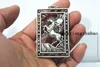 The antique white copper double-sided amulet monkey ride (Immediately sealing hou). Necklace pendant