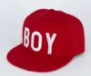 Bambini ragazza ragazzo berretto bianco bambini cappello berretto regolabile moda HIPHOP copricapo magico blu rosso nero 3Y-8Y