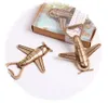 携帯用プレミアム亜鉛合金のバーの供給航空機の冒険飛行機のワインビールのびんのオープナーの結婚式のギフトボックスの装飾C469
