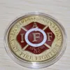Kostenloser Versand 10 Stück/Los, Notfallsanitäter/IAFF – Fire Challenge Coin