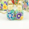 Multi Colors Hanging Car Air Freshener Perfume Diffuser Fragrance Empty Refillable Bottle Home Car Air Purifier Hanging Ornament Decoration