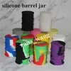 silicone oil barrel containers jars dab wax vaporizer rubber drum shape container 26ml large food grade silicon dry herb6275027