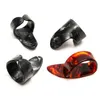 4 stks / set Celluloid 1 Thumb + 3 Finger Guitar Picks Gitaar Plectrums-huls voor akoestische elektrische basgitaar