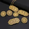 Gold Color Turkey Coin Jewelry Sets Luxury Choker Sets Party Jewelry