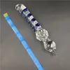 2 Pcs/Lot Vibrator And Pyrex glass crystal dildo penis Anal butt Sex toy Adult products for women men female male masturbation Y18102305
