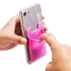 Кошелек сотового телефона Силиконовый клейкий клей для кошелька для кошелька для кредитной карты ультрастрашива