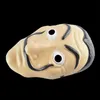 La Casa De Papel Mask Salvador Dali Plastic Cosplay Mask Halloween Realistic Adult Party Props Masks