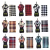 Femmes Plaid Couverture Écharpe Hiver Boucle Écharpe Chaud Châle Infinity Plaid Foulards Unisexe Basique Automne Hiver Wrap Foulard boa AAA852