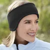 Ear Warm Headbands For Women Men Winter Double Layer Fleece Hair Bands Unisex Elastic Wide Headbands Earmuffs