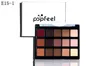 30 pezzi Popfeel Pro 15 colori ombretto volume tavolozza luccicante opaco mini set trucco impermeabile a lunga durata