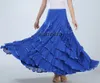 Happy Dance Flamenco Folklorico Pratica Ballerini Costumi Gonne Lunghe Cerchio completo Maglia Flamenco Sala da ballo Gonna da ballo latino Costume economico