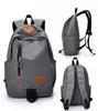 Marca Designer-New Unisex Homens Mochilas de Lona Grandes Sacos De Escola Para Adolescentes Meninos Meninas de Viagem Laptop Backbag Mochila Cinza