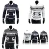 Fashion Stylish Men Round Neck Slim Sweater Xmas Coats Reindeer Knitted Jumper